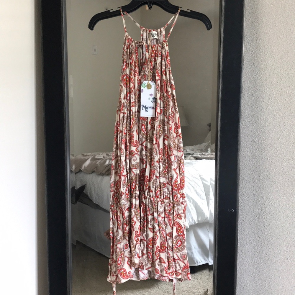 Show me your mumu mini drawstring dress